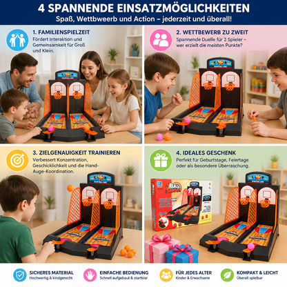 Basketball-Shootout-Spiel für 2 Spieler