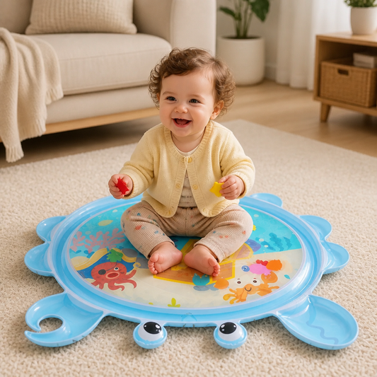 2-in-1 Interaktives Bauchlage-Spielzeug & Spielmatte