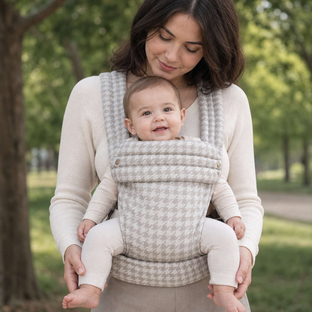 Ergonomische Babytrage – Atmungsaktiv & verstellbar