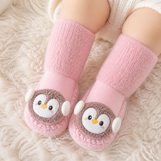 Gefütterte Anti Rutsch Babysocken für den Winter