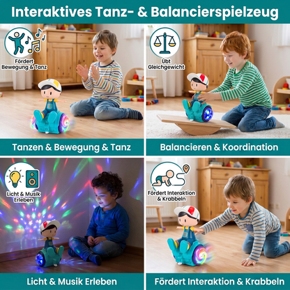 Interaktives 360°-Tanz- & Balancierspielzeug mit Licht & Musik