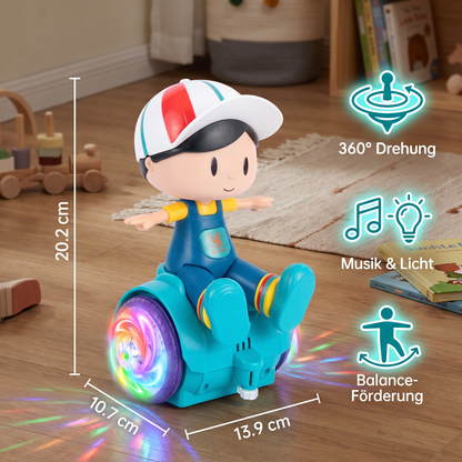 Interaktives 360°-Tanz- & Balancierspielzeug mit Licht & Musik