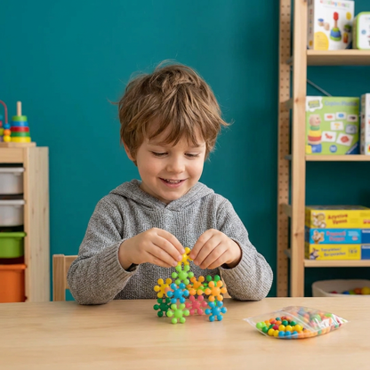 Montessori-Pflaumenblüten-Bausteinset