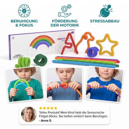 Sensorische Fidget-Sticks – Beruhigende Drehspielzeuge zum Stressabbau