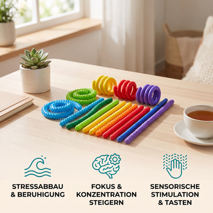 Sensorische Fidget-Sticks – Beruhigende Drehspielzeuge zum Stressabbau