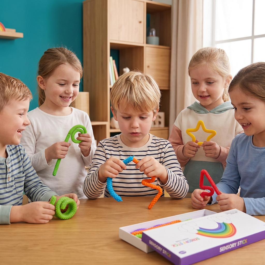 Sensorische Fidget-Sticks – Beruhigende Drehspielzeuge zum Stressabbau