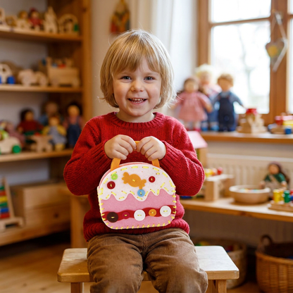 DIY-Niedliches Filz-Handtaschen-Nähset für Kinder
