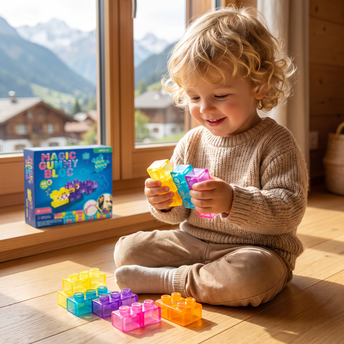 Sichere & weiche Squishy-Gelee-Bausteine für Kinder