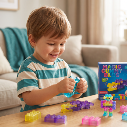 Sichere & weiche Squishy-Gelee-Bausteine für Kinder