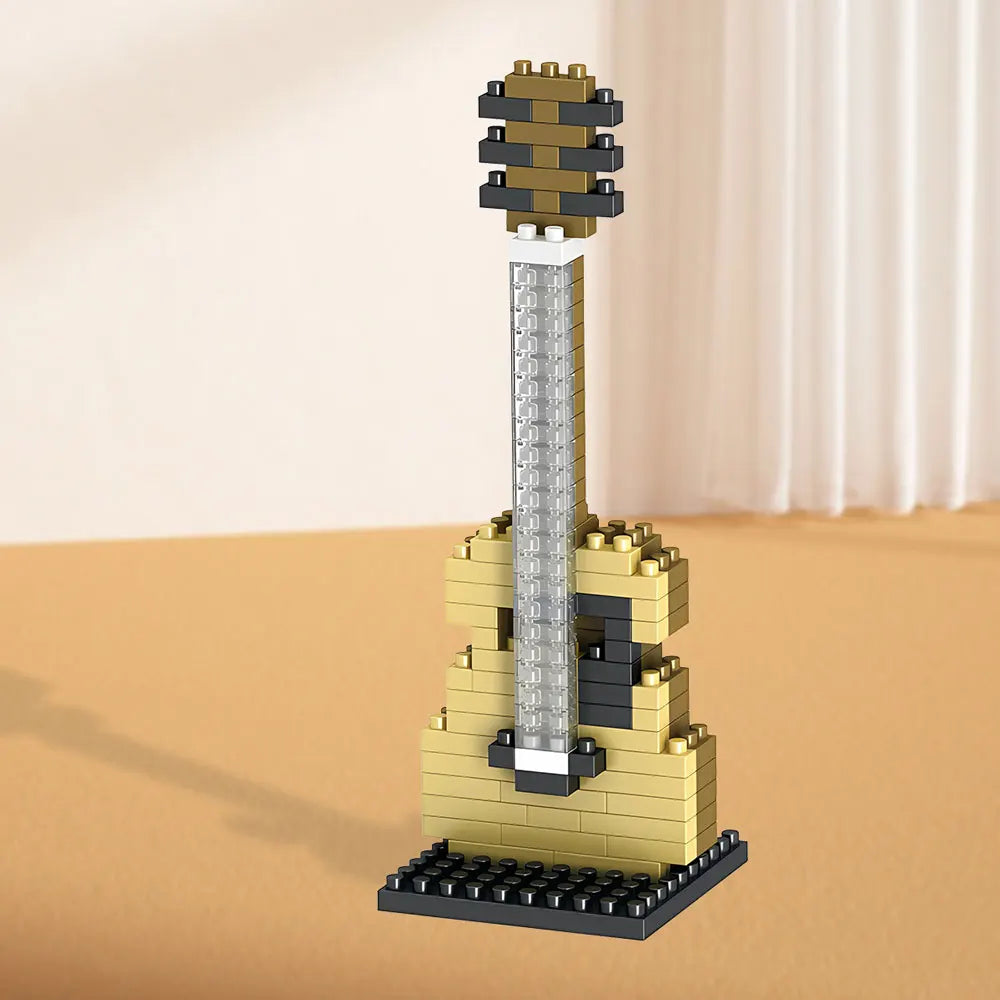 DIY Miniatur-Musikinstrument aus Bausteinen – Sammlerset
