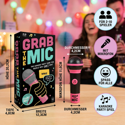 Karaoke Party Spiel mit Mikrofon – Lustiges Familienspiel für Freunde & Familie