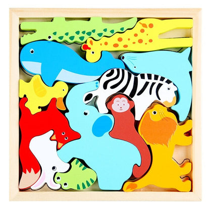 Formenspaß – Holzpuzzle (2+1 GRATIS)