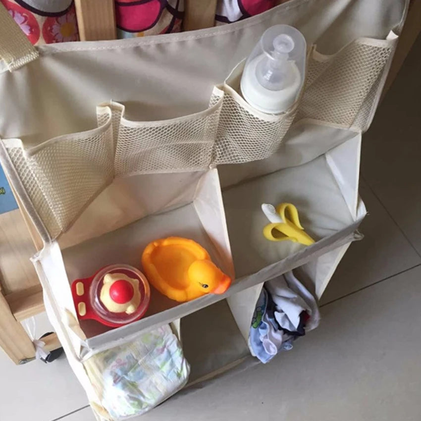 Wickeltisch Organizer – Hängeaufbewahrung für Windeln & Babyzubehör