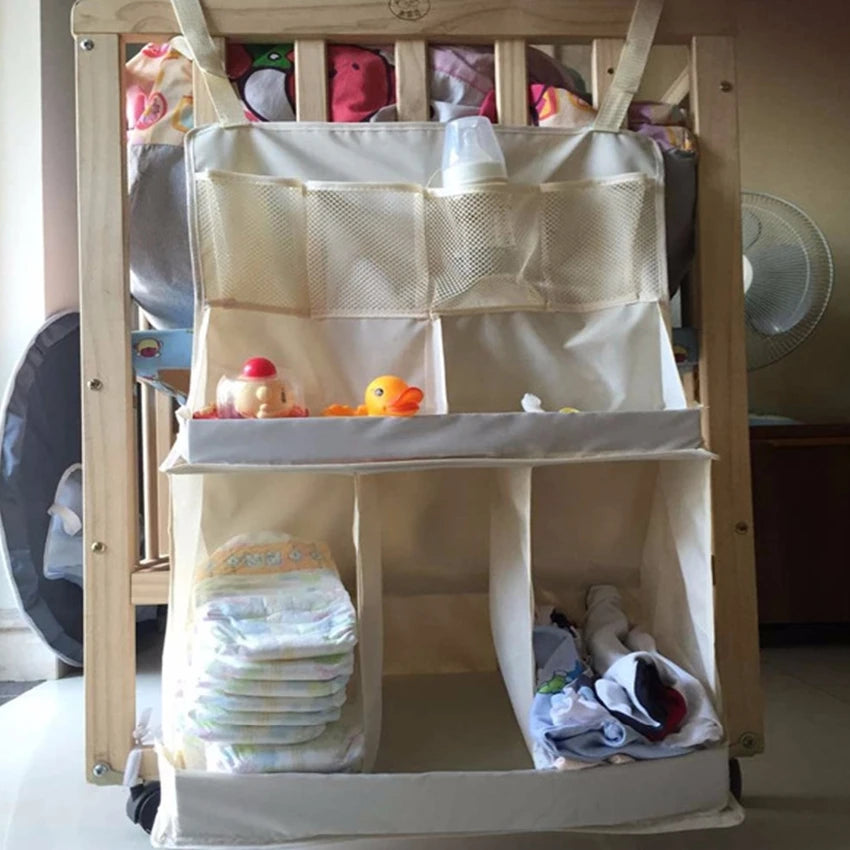 Wickeltisch Organizer – Hängeaufbewahrung für Windeln & Babyzubehör