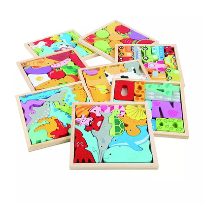 Formenspaß – Holzpuzzle (2+1 GRATIS)