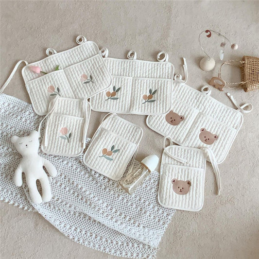 Baby Aufbewahrungstasche zum Hängen – Für Kinderbett & Kinderwagen