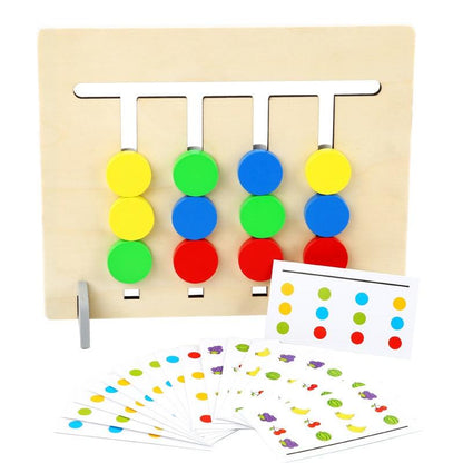 Logikspiel für Kinder - Montessori-Sortierpuzzle