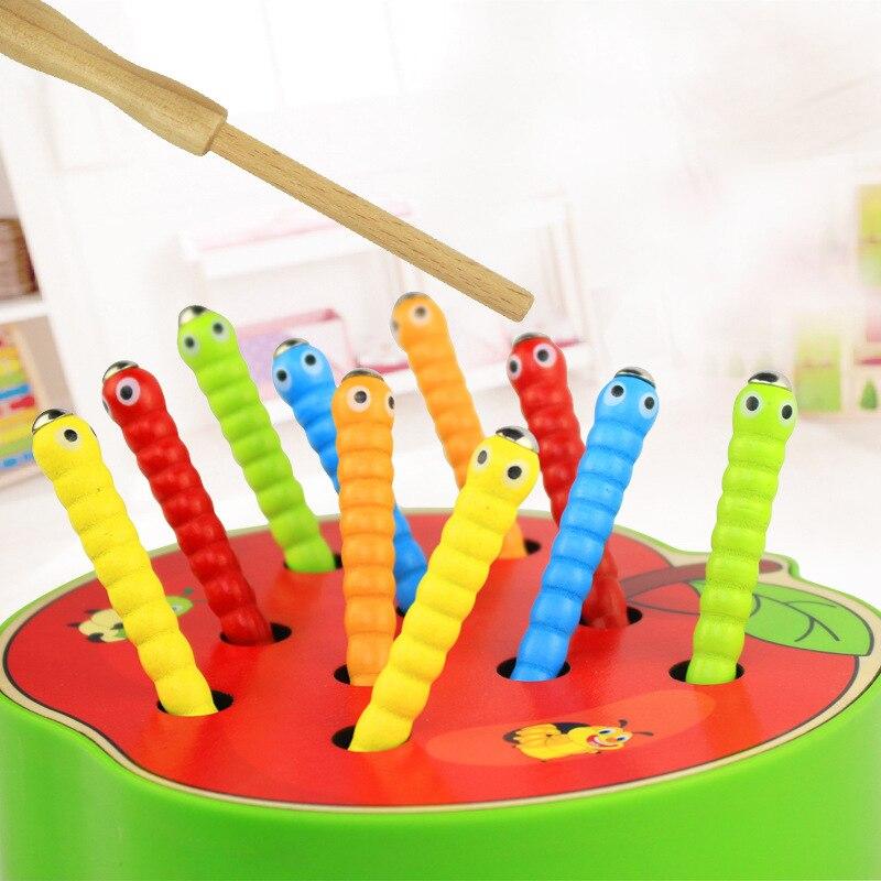 Magnetischer Angelspaß – Wurmspiel Für Kinder