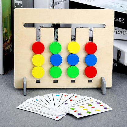 Logikspiel für Kinder - Montessori-Sortierpuzzle