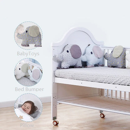 Baby Bettumrandung – Weiche Kinderbett Kissen für Babys