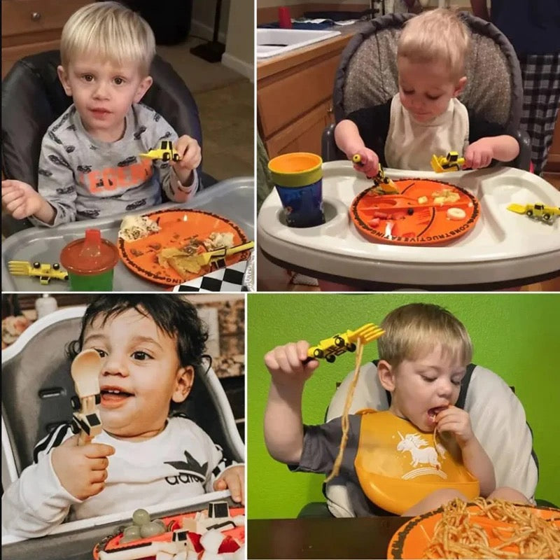 Baustellen Ess-Set für Kinder