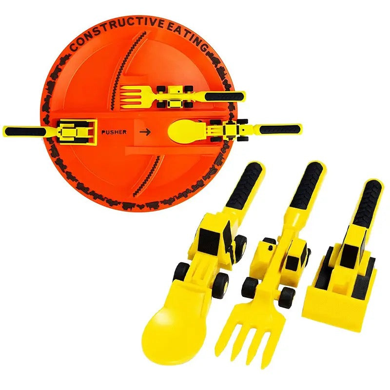 Baustellen Ess-Set für Kinder
