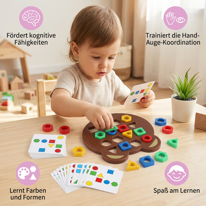 Farb- & Formen-Matching Spiel für Kinder – Interaktives Lernspielzeug