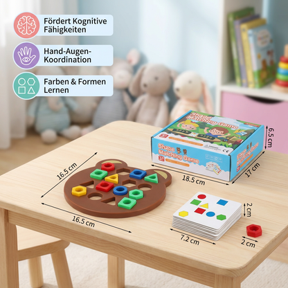 Farb- & Formen-Matching Spiel für Kinder – Interaktives Lernspielzeug