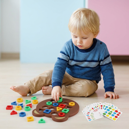 Farb- & Formen-Matching Spiel für Kinder – Interaktives Lernspielzeug