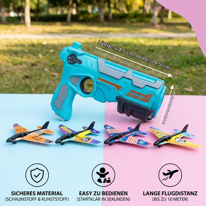 Kinder Flugzeug-Katapult Launcher – Outdoor Flugspiel