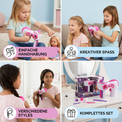 Automatisches Haarflechtgerät für Kinder – Einfaches DIY Styling Tool
