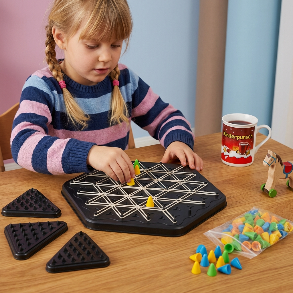 Gummi Band Dreieck Schach Familien Spiel