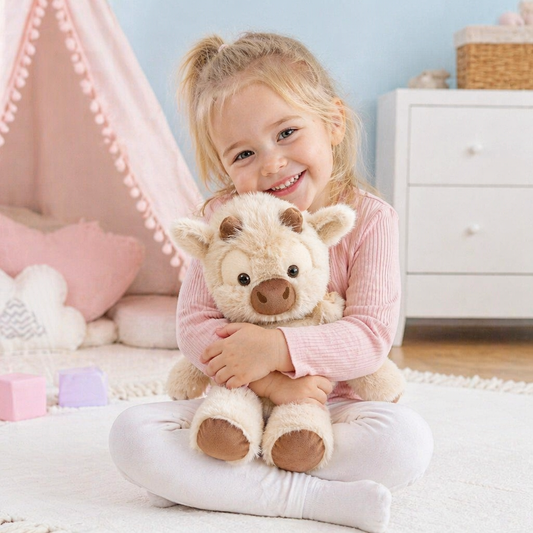 Laufendes Kälbchen - Weiches Cartoon-Plüschtier & Beruhigungshelfer für Kinder