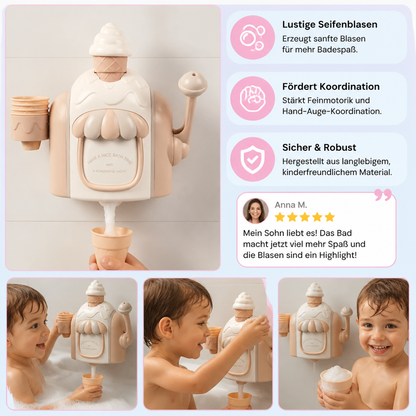 Eis Maschine Baby Badespielzeug mit Seifenblasen
