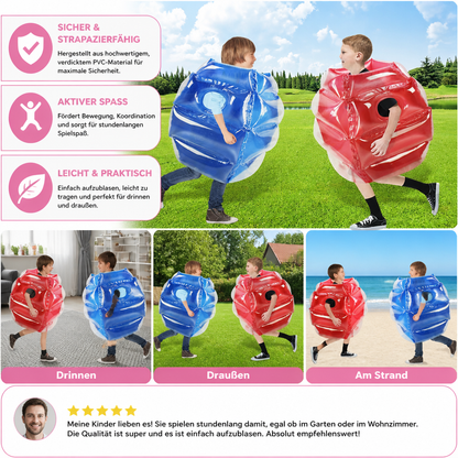 Aufblasbare Bumper Ball Anzüge für Kinder – 2 Spieler Outdoor Spiel