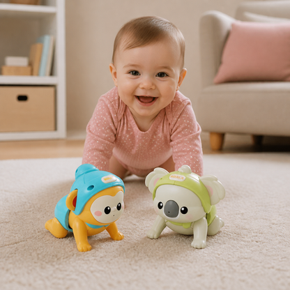Interaktives Krabbel-Babyspielzeug mit Musik und Sprachaufzeichnung