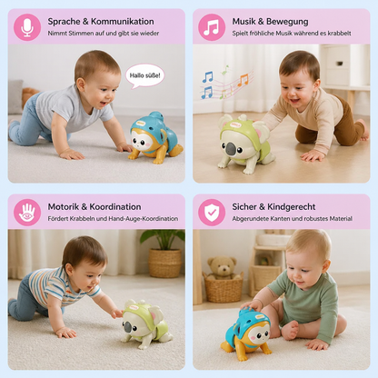 Interaktives Krabbel-Babyspielzeug mit Musik und Sprachaufzeichnung