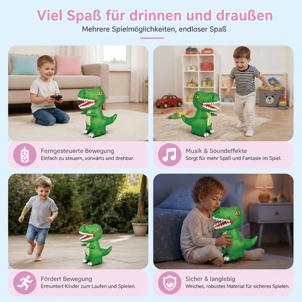 Ferngesteuertes aufblasbares T-Rex-Dinosaurier-Spielzeug