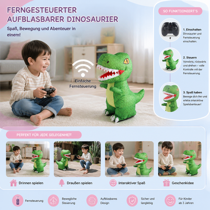 Ferngesteuertes aufblasbares T-Rex-Dinosaurier-Spielzeug