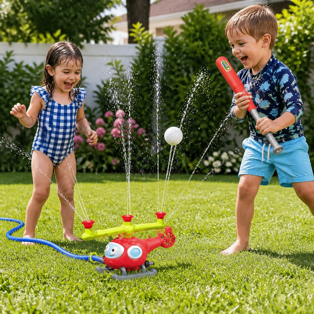 Baseball Wasserspaß Sprinkler Spielset