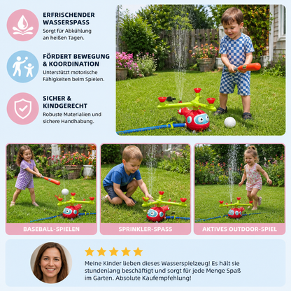 Baseball Wasserspaß Sprinkler Spielset