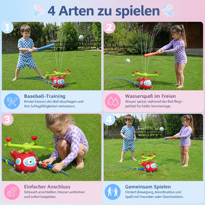 Baseball Wasserspaß Sprinkler Spielset