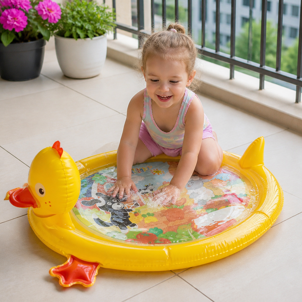 2-in-1 Enten-Wasserspielmatte