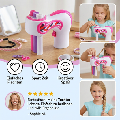 Automatisches Haarflechtgerät für Kinder – Einfaches DIY Styling Tool