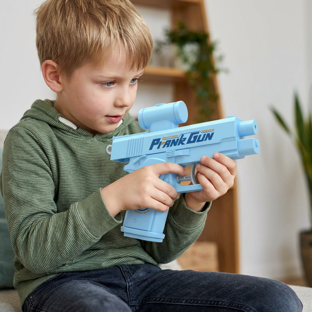 Doppelseitige Streich Wasserpistole für Kinder – Mini Spaß Wasserspielzeug