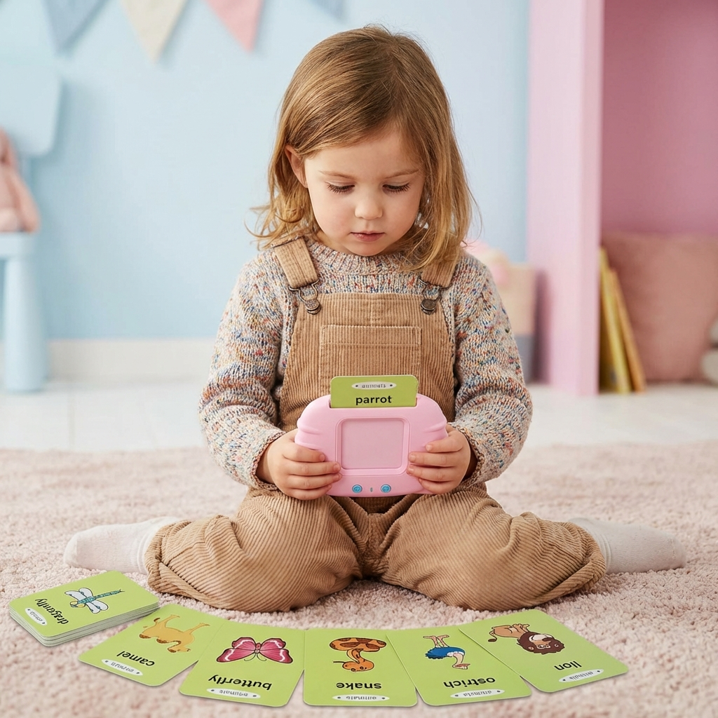Sprechende Englisch Lernkarten – Interaktives Lernspiel für Kinder
