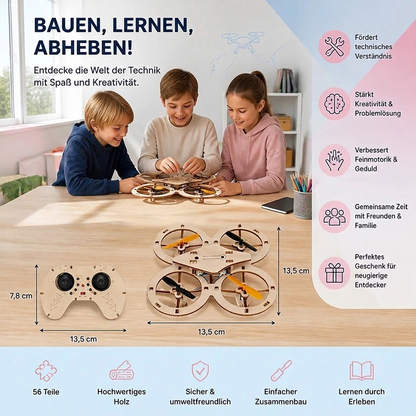 DIY-Holz-RC-Quadcopter-Bausatz – Baue dein eigenes Flugabenteuer