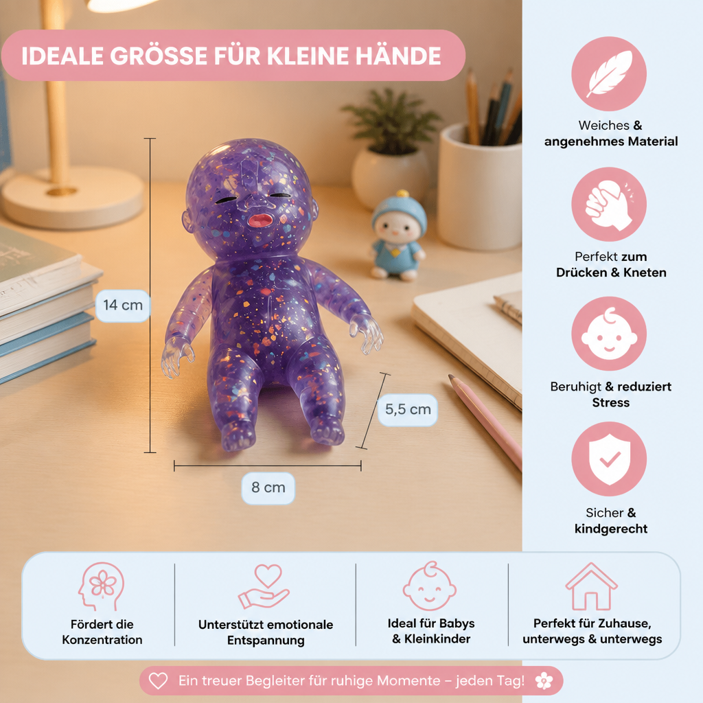 Beruhigendes Anti-Stress-Quetschspielzeug für Babys
