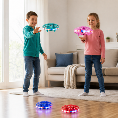 Bewegungsgesteuerte LED-UFO-Flugdrohne