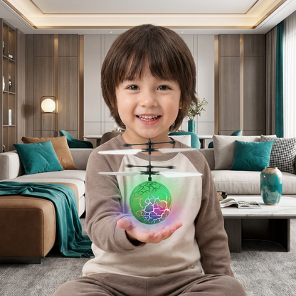 Handgesteuerter fliegender LED-Ball-Drohne für Kinder